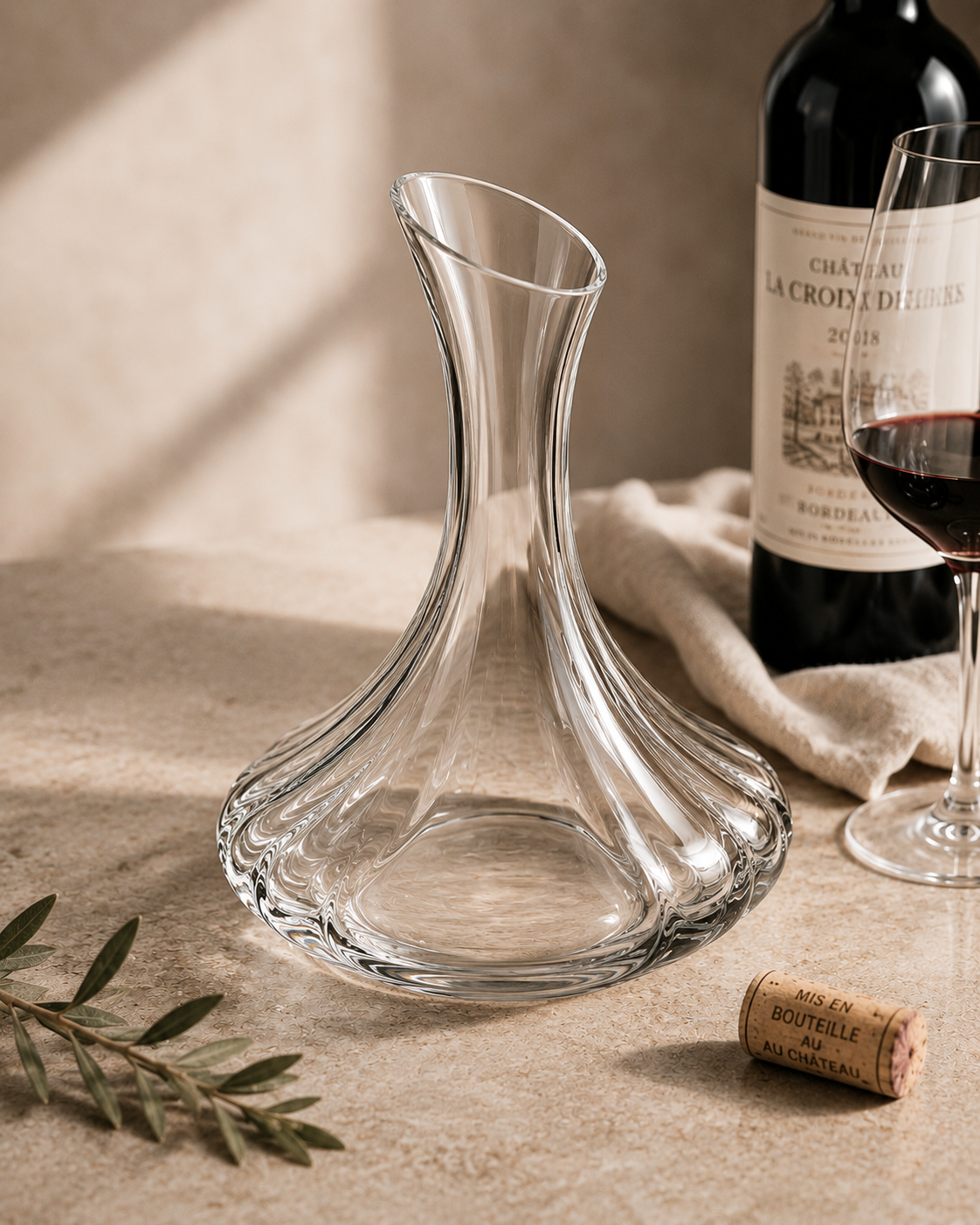 Classic Crystal Wine Decanter